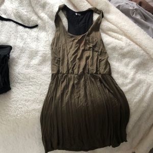Urban Outfitters Olive Green Dress